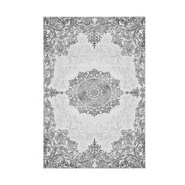 Mijölnir Kt466 Juego de Alfombrillas de Baño Antideslizantes y Antibacterianas de Poliéster, 50x60cm y 60x100cm, Confort de Lujo